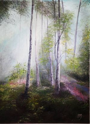 Janina Audra Fiserienė-Toleikytė. Painting