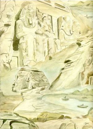 Sphinks and Abu Simbel